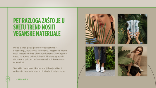 Pet razloga zašto je u svetu trend nositi veganske materijale