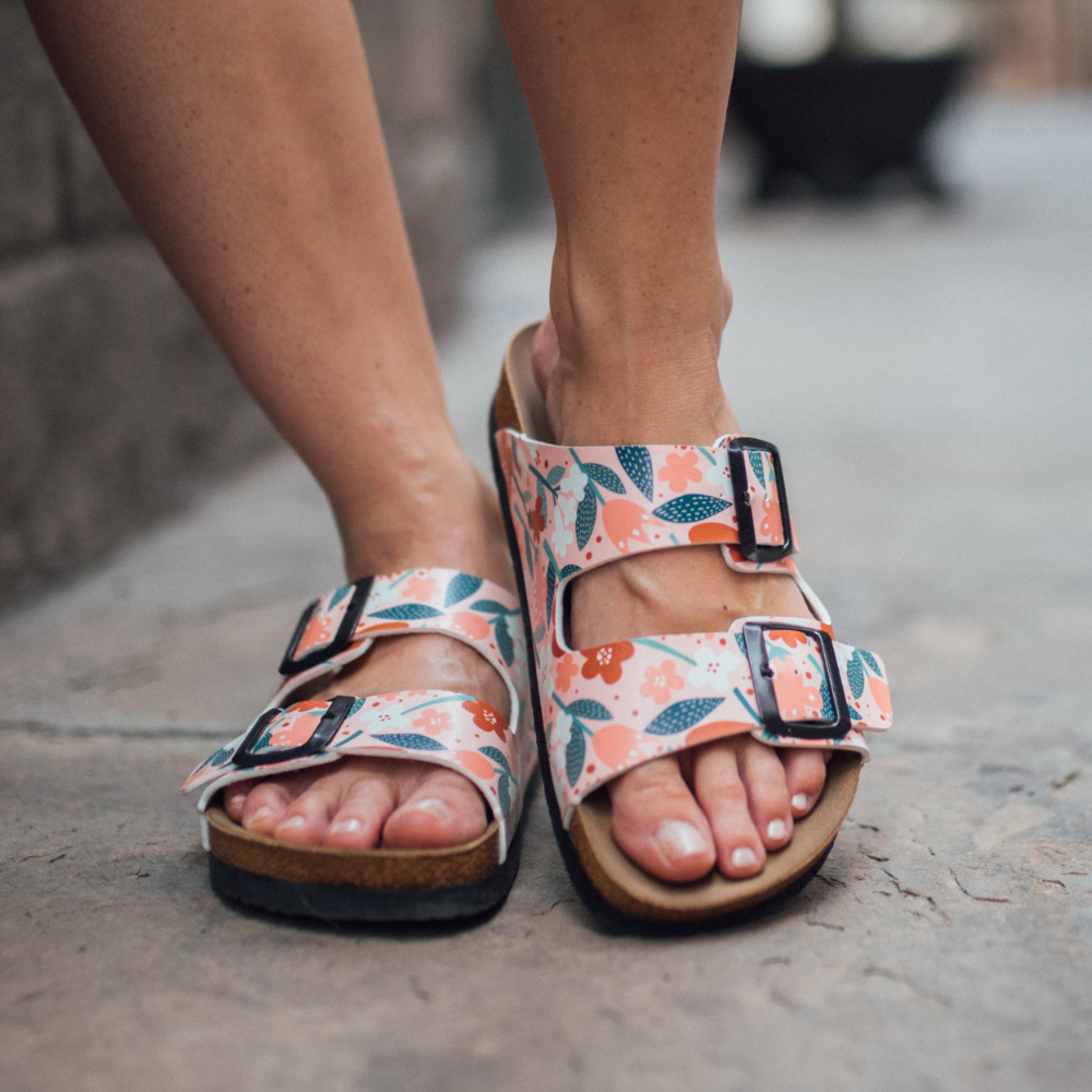 Ružičasta bašta - ženske papuče (-35%)