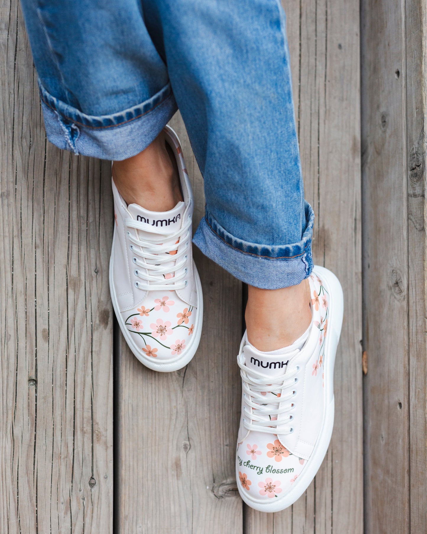 mumka-Calzado-mujer-Zapatillas Flor de Cerezo