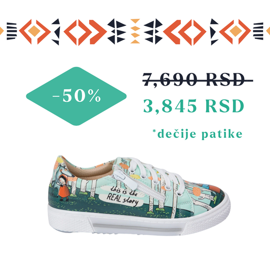 Crvenkapa - dečije patike (-50%)
