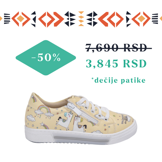 Jednorozi postoje - dečije patike (-50%)