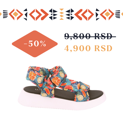 Letnje voće - ženske sandale (-50%)