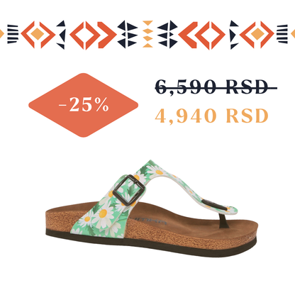 Bele rade - ženske japanke (-25%)