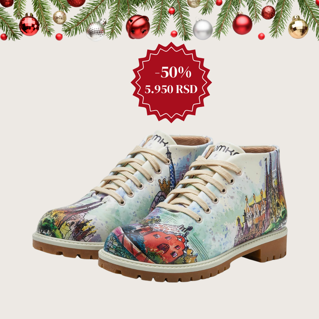 Gaudijeva Barselona - ženske cipele  (-50%)