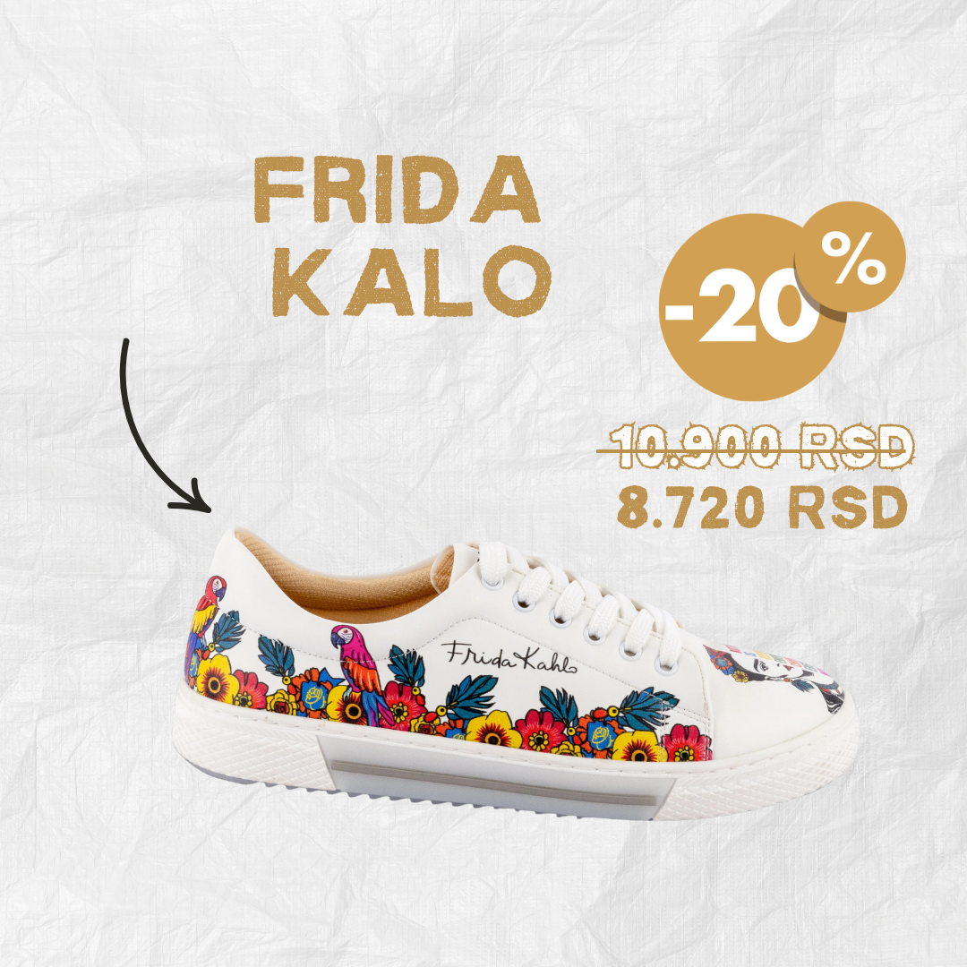 Frida Kalo - Ništa nije apsolutno- ženske patike (-20%)