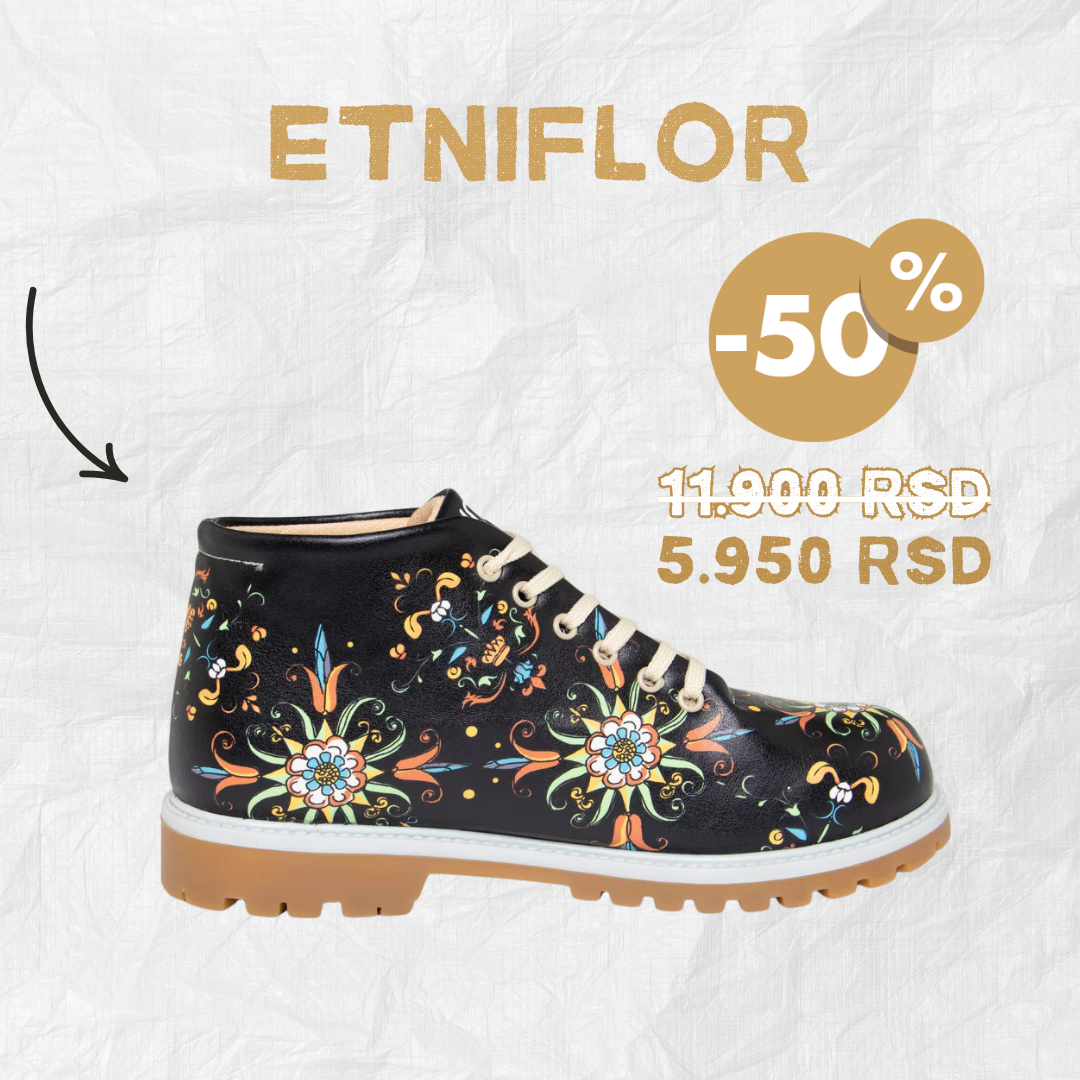 Etniflor - ženske cipele  (-50%)