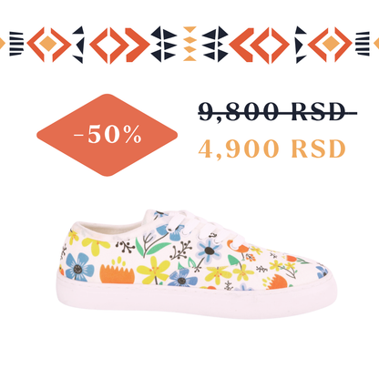 Girl Power - platnene ženske patike (-50%)