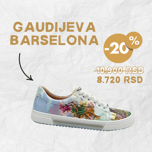 Gaudijeva Barselona - ženske patike (-20%)