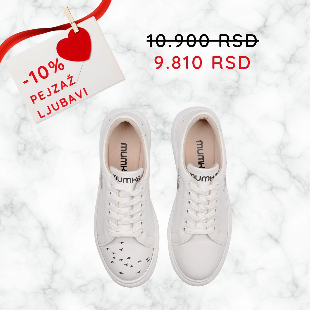 Pejzaž ljubavi - ženske patike sa platformom (-10%)