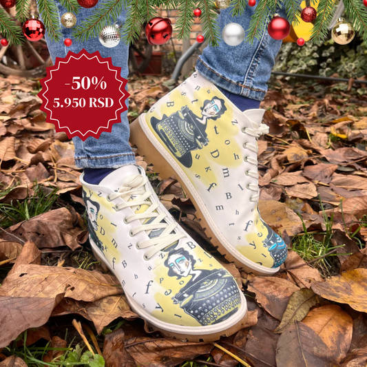 Zaljubljeni u slova - ženske cipele  (-50%)