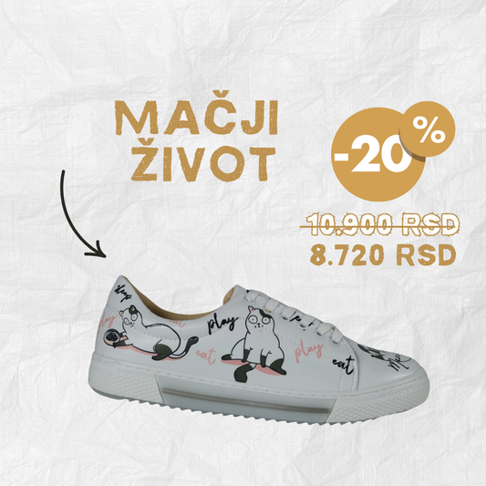Mačji život - ženske patike (-20%)