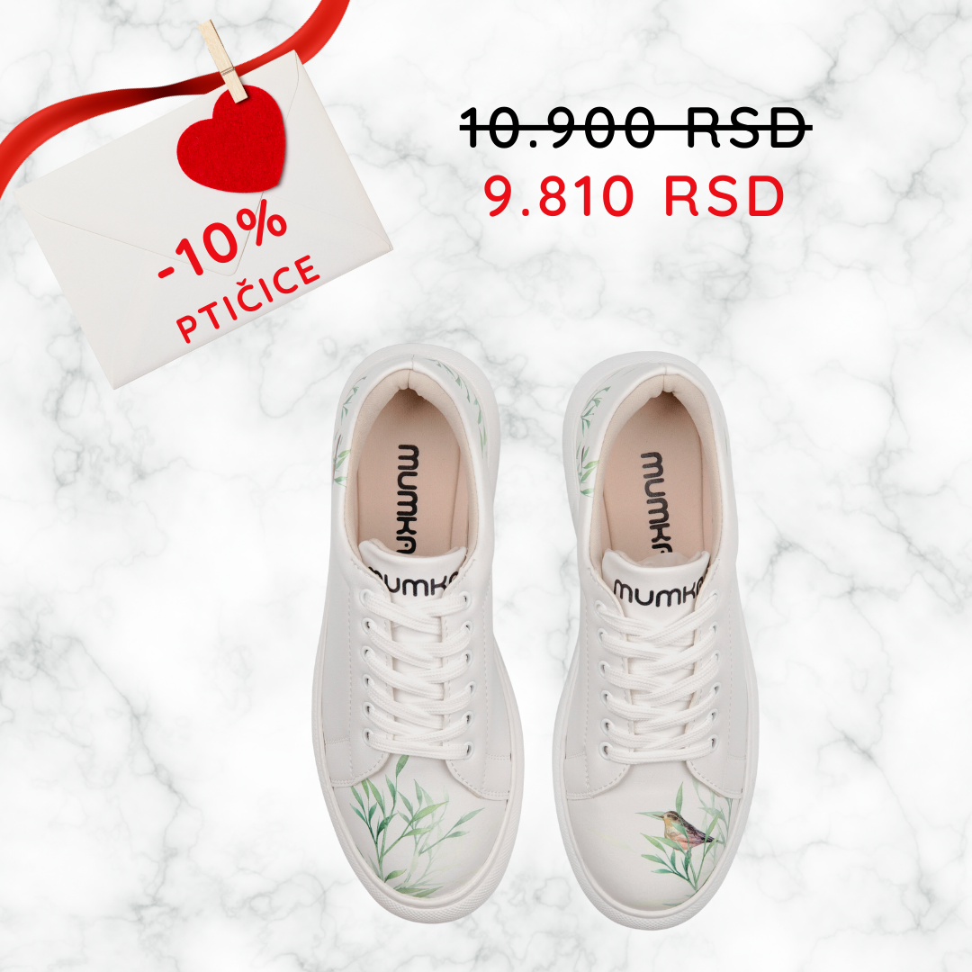 Ptičica - ženske patike sa platformom (-10%)