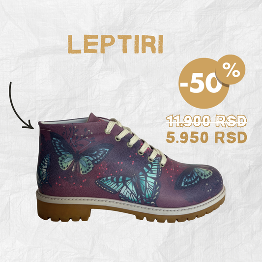 Leptiri - ženske cipele (-50%)