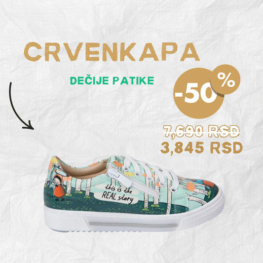 Crvenkapa - dečije patike (-50%)