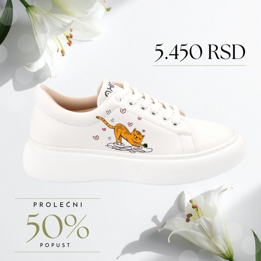 Život mačke - ženske patike sa platformom (-50%)