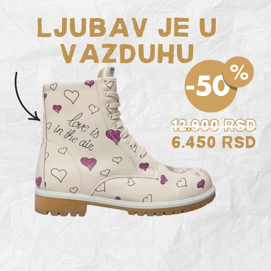 Ljubav je u vazduhu - ženske čizme  (-50%)