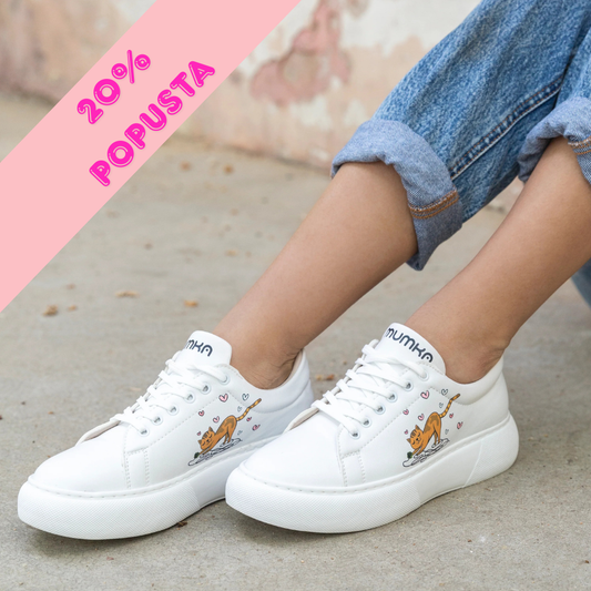 Pronašla sam svoju ljubav (mačke) - ženske patike sa platformom (-20%)