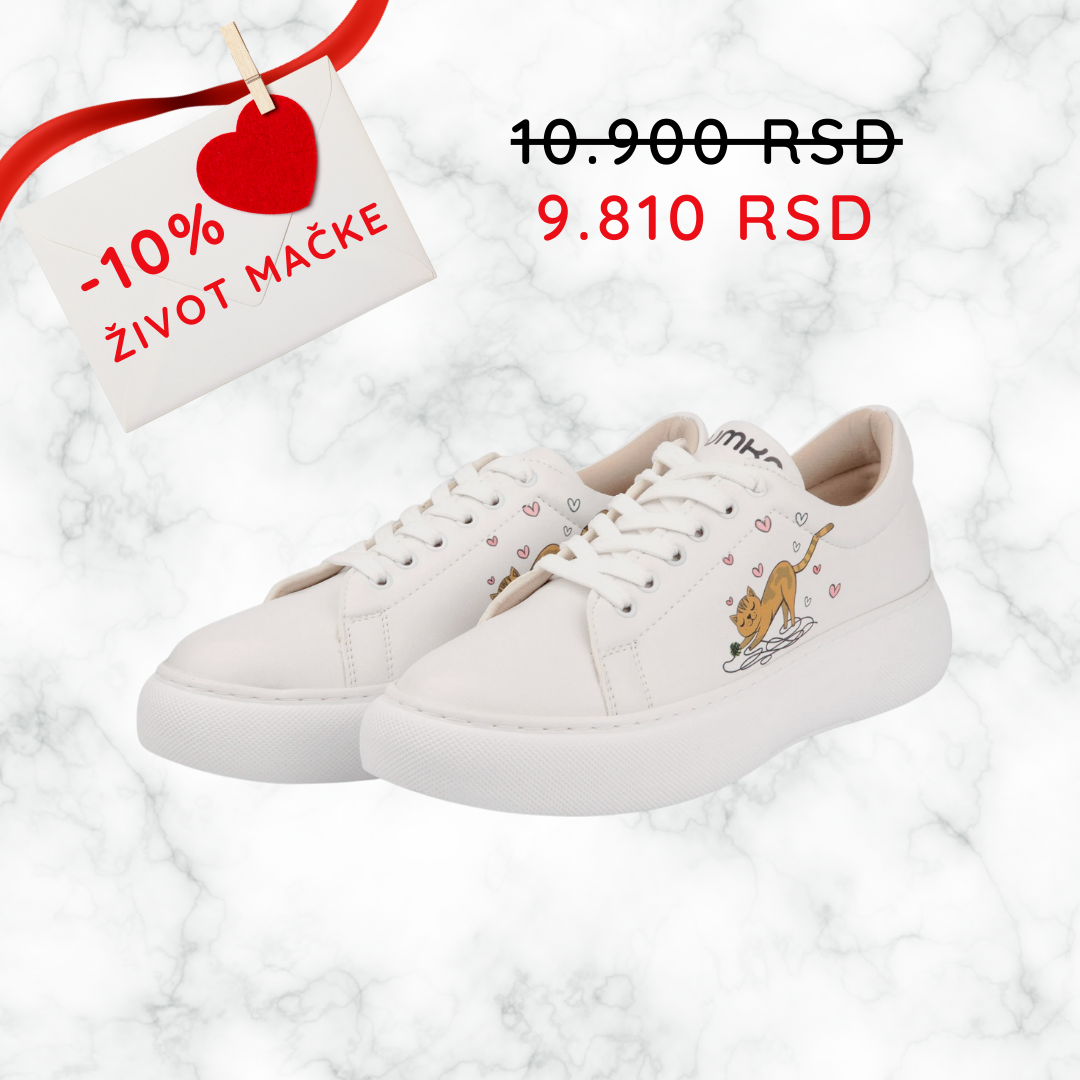 Život mačke - ženske patike sa platformom (-10%)