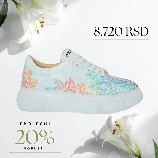 Slonovi i mandale - ženske patike sa platformom (-20%)