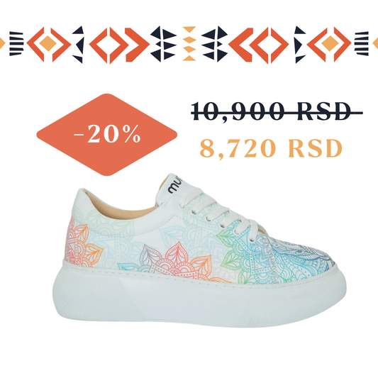 Slonovi i mandale - ženske patike sa platformom (-20%)