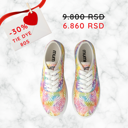 Tie Dye 80s - platnene ženske patike (-30%)