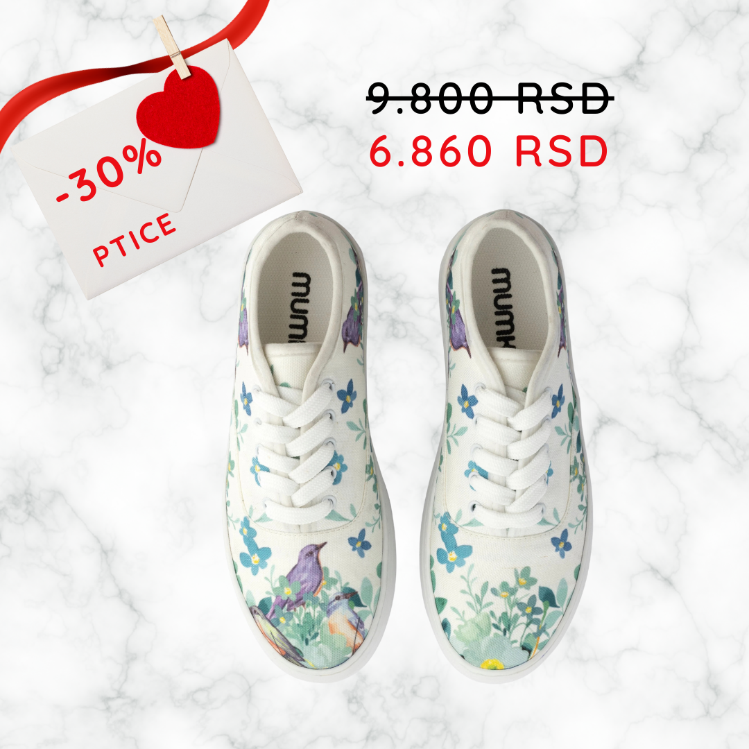 Ptice - platnene ženske patike (-30%)