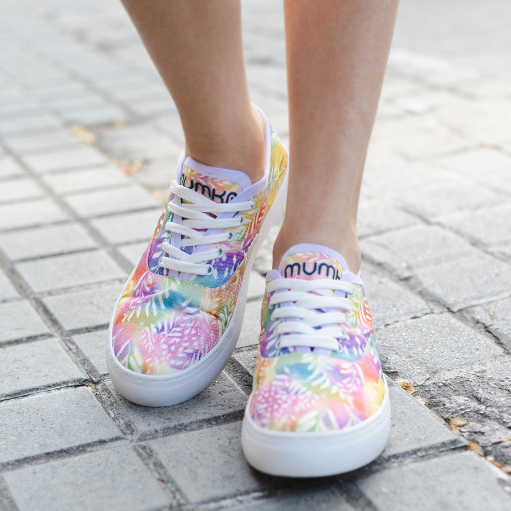 Tie Dye 80s - platnene ženske patike (-20%)
