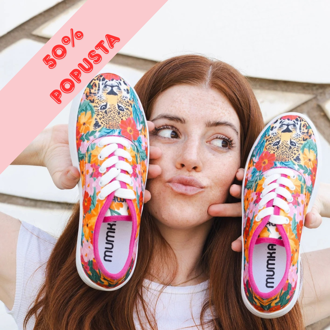 Džungla boja - platnene ženske patike (-50%)