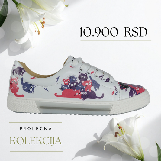 Mačke svuda - ženske patike