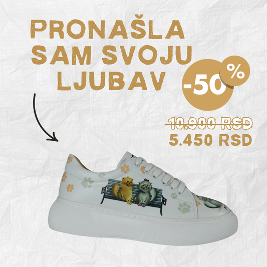 Pronašla sam svoju ljubav (mačke) - ženske patike sa platformom (-50%)