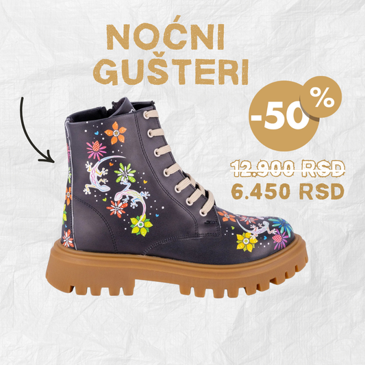Noćni gušteri - ženske čizme  (-50%)
