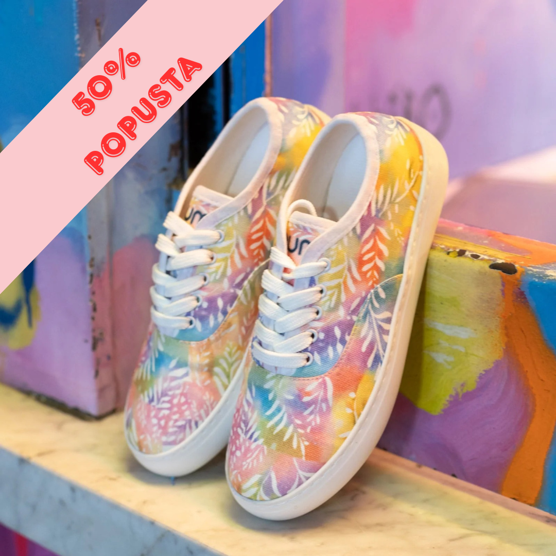 Tie Dye 80s - platnene ženske patike (-50%)
