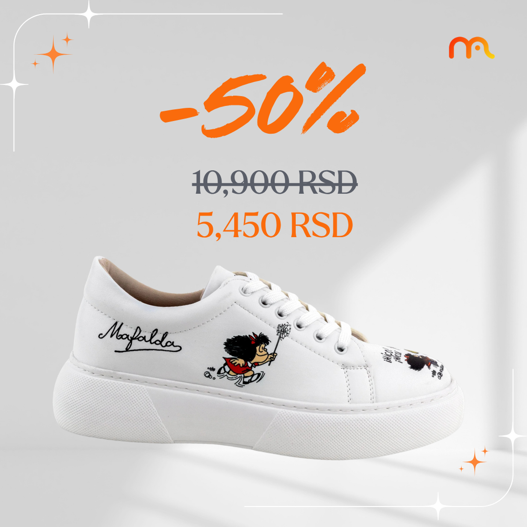 Mafalda i igra - ženske patike sa platformom (-50%)