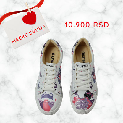 Mačke svuda - ženske patike