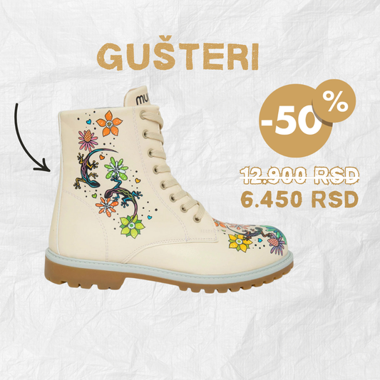 Gušteri - ženske čizme  (50%)