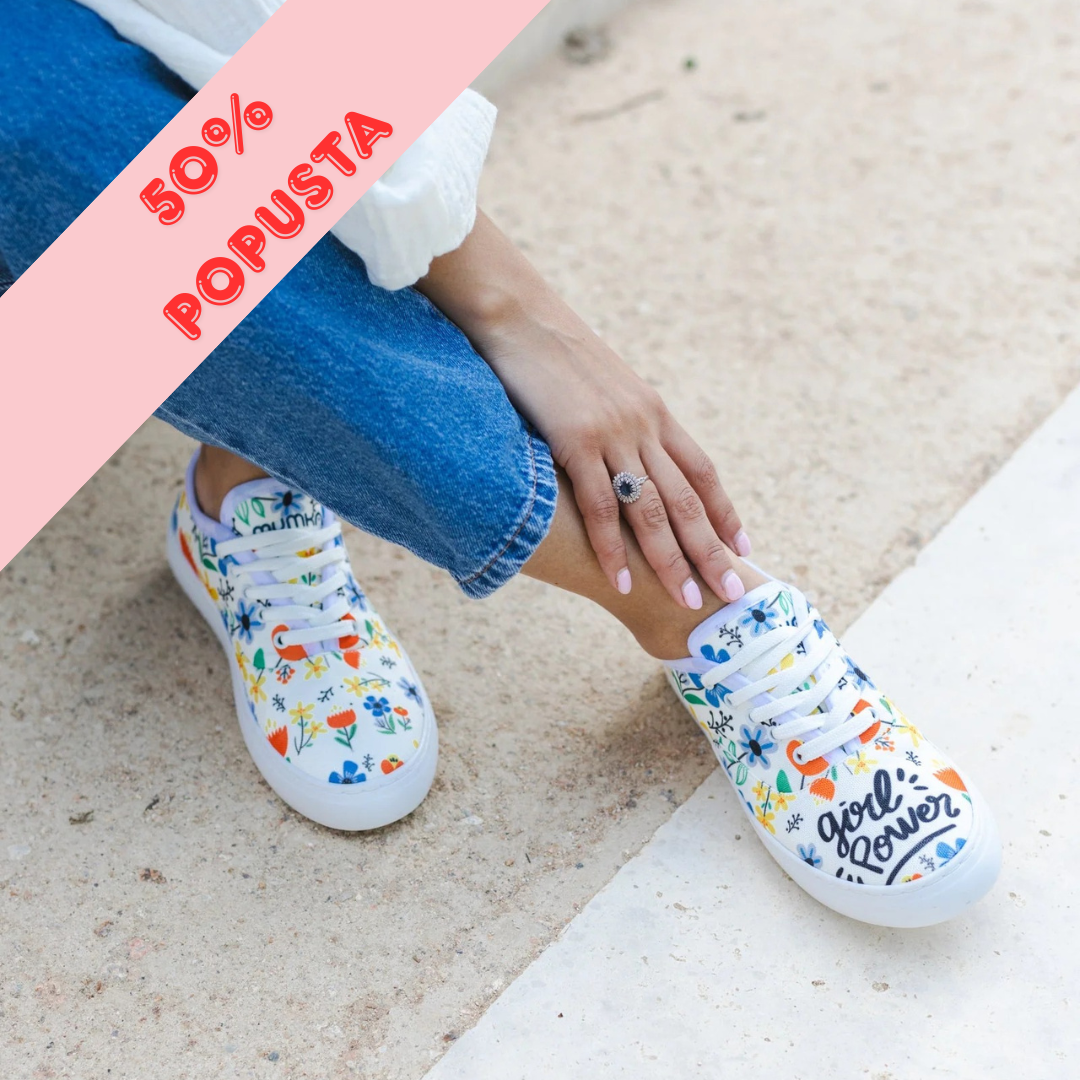 Girl Power - platnene ženske patike (-50%)