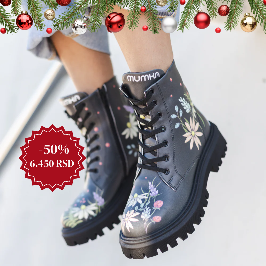 Poljsko cveće - ženske čizme  (-50%)
