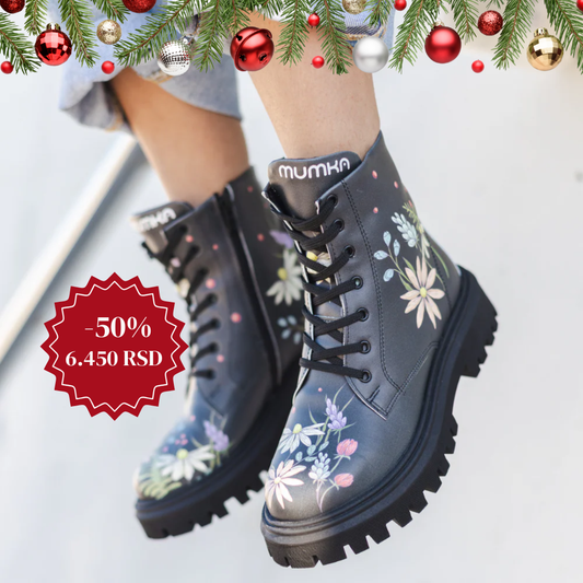 Poljsko cveće - ženske čizme  (-50%)