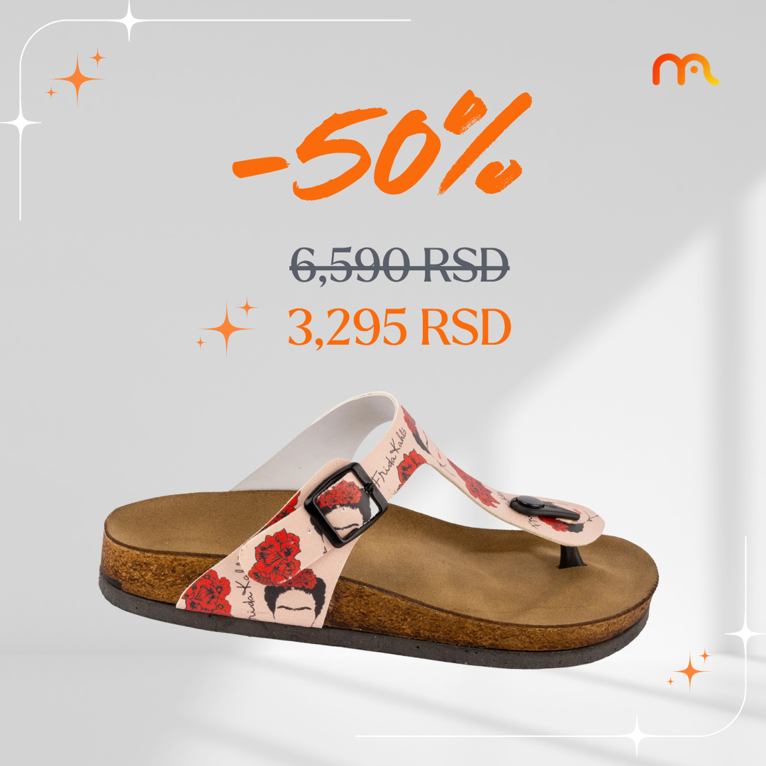 Frida Kalo - Ženske japanke (-50%)