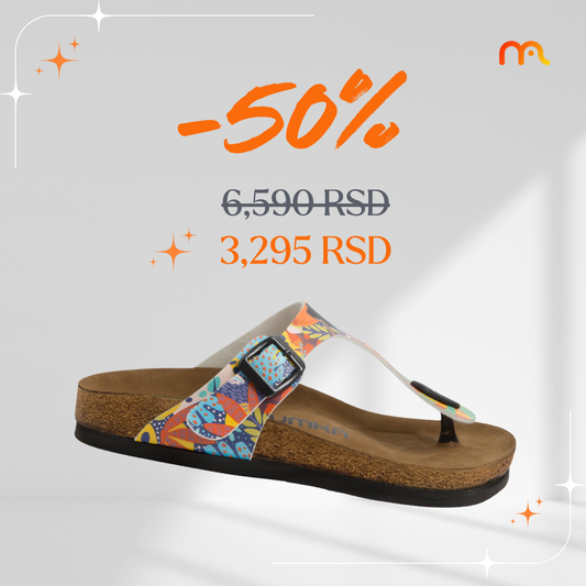 Afrikanka - ženske japanke (-50%)