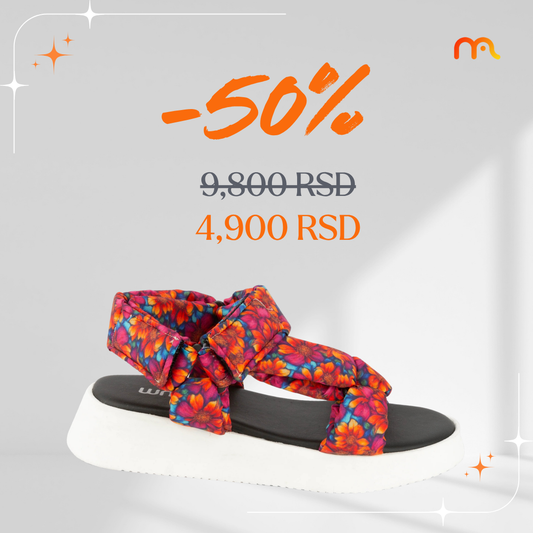 Cvet narandže - ženske sandale (-50%)