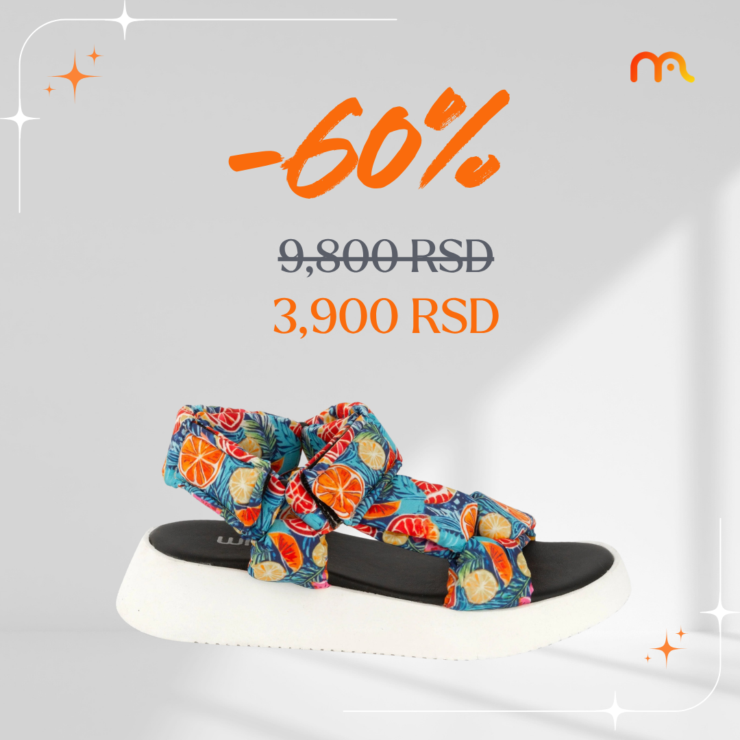 Letnje voće - ženske sandale (-60%)