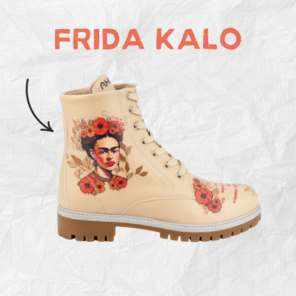 Frida Kalo - bež čizme