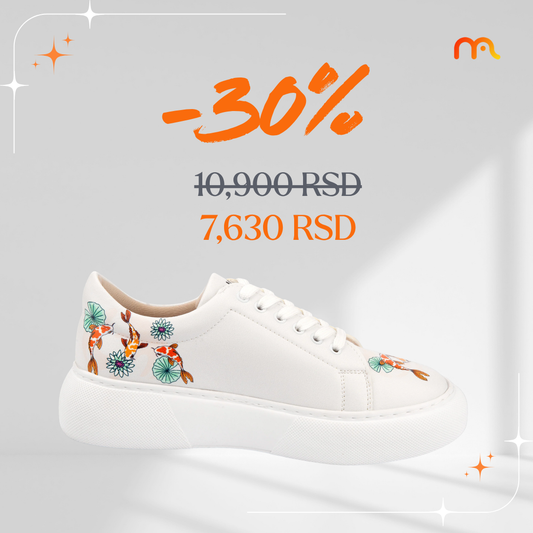 Koi ribe - ženske patike sa platformom (-30%)