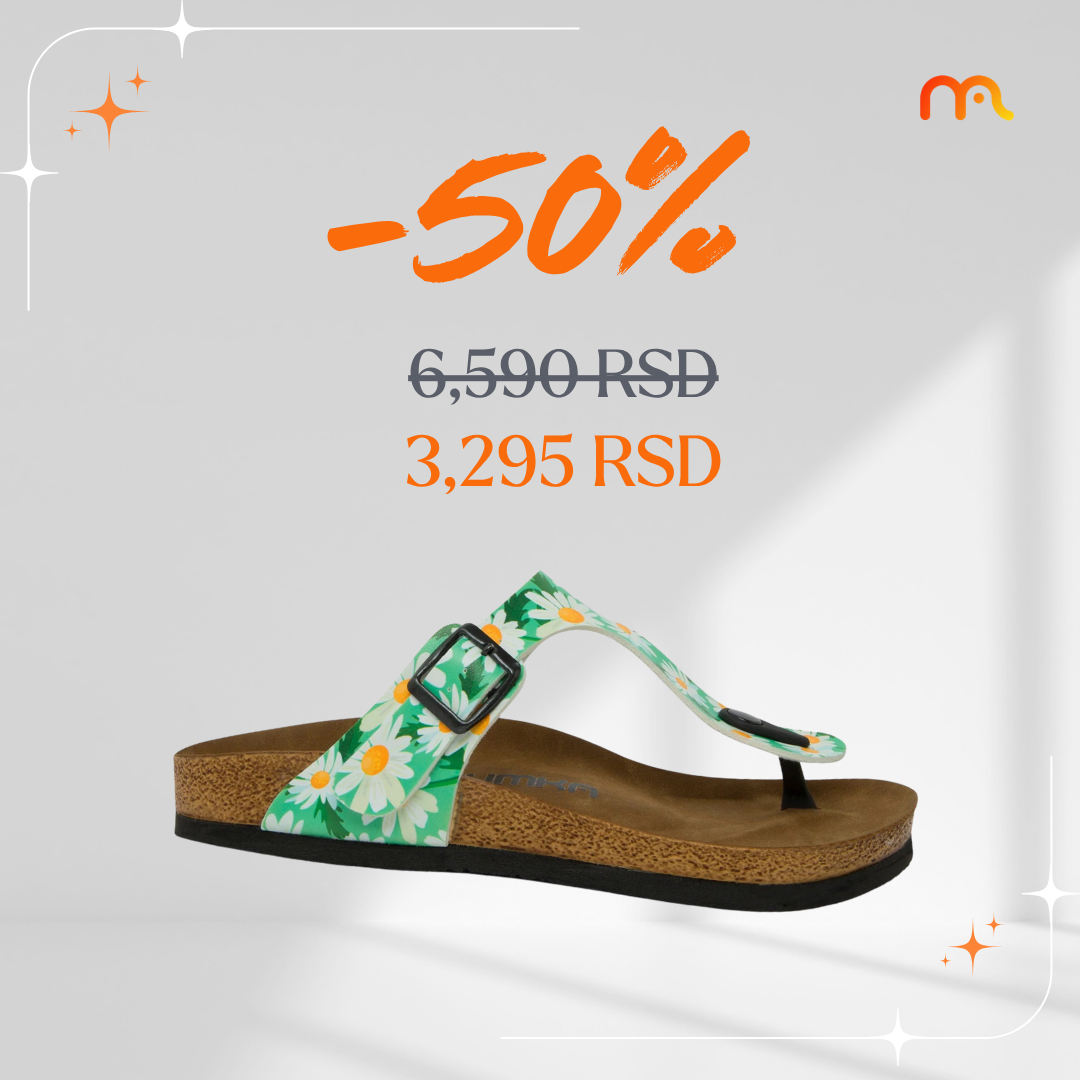 Bele rade - ženske japanke (-50%)