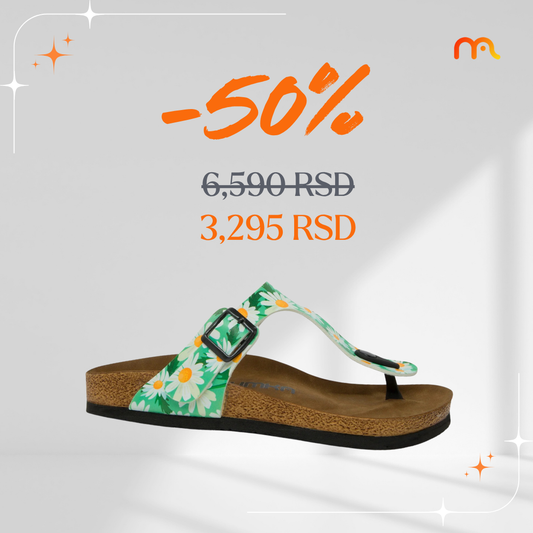 Bele rade - ženske japanke (-50%)