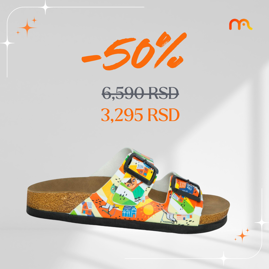 Mačke na trotinetima - ženske papuče (-50%)