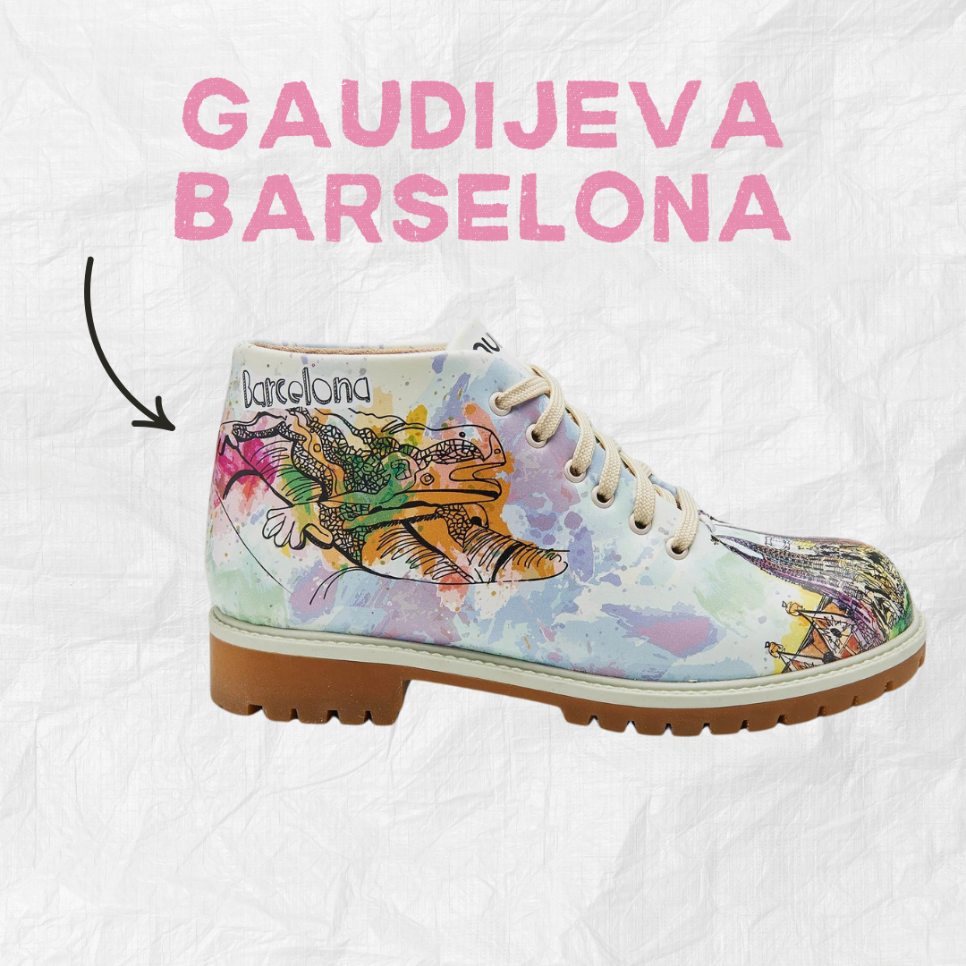 Gaudijeva Barselona - ženske cipele