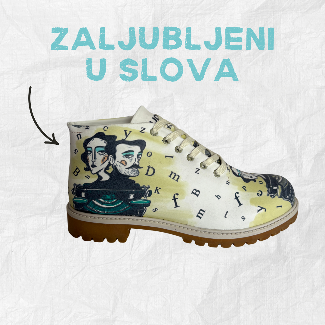 Zaljubljeni u slova - ženske cipele
