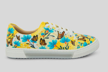 mumka-Calzado-mujer-Zapatillas Flores en Amarillo